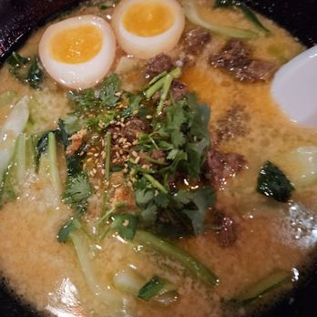 Tamaya - Spicy tonkotsu ramen with beef - Japanese Near Me - Hacienda Heights, California Tamaya - Spicy tonkotsu ramen with beef - Japanese Near Me - Hacienda Heights, California