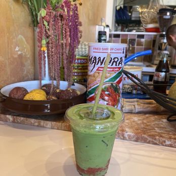 Chainsaw - Strawberry matcha latte - Venezuelan Near Me - Los Angeles, California