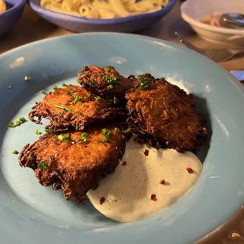 Ema - Sweet Potato Latkes. - Mediterranean Near Me - Glenview, Illinois Ema - Sweet Potato Latkes. - Mediterranean Near Me - Glenview, Illinois