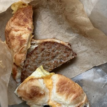 Panera Bread - I asked for a bacon eggs & cheese crescent. I received sausage instead. - Salad Near Me - Huber Heights, Ohio
