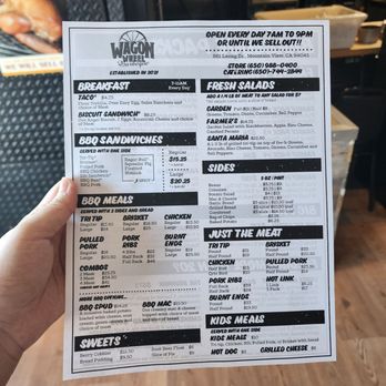 Wagon Wheel BBQ - Menu - Barbeque Near Me - Mountain View, California Wagon Wheel BBQ - Menu - Barbeque Near Me - Mountain View, California