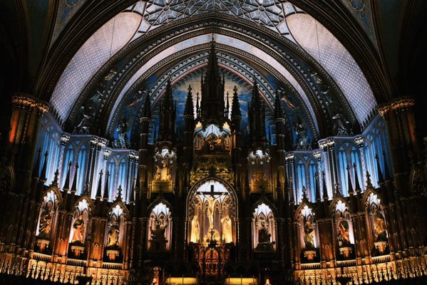 Notre-Dame Basilica of Montreal by null