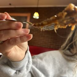 Cafe Delicias - Thought it was cheese it was hair