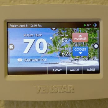 Urso Air Systems - New Venstar color touchscreen thermostat with WiFi capabilities and mobile app access. - Heating & Air Conditioning/HVAC Near Me - San Pedro, California Urso Air Systems - New Venstar color touchscreen thermostat with WiFi capabilities and mobile app access. - Heating & Air Conditioning/HVAC Near Me - San Pedro, California