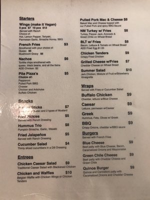 Menu photo 2 Side Effex Albuquerque, NM