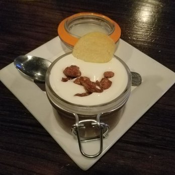 Bosscat Kitchen & Libations - Chocolate Bourbon Pot de Creme- omg. So freaking good. Imagine a super sophisticated chocolate pudding. Lol. Sounds silly, but it's so good! - New American Near Me - Irvine, California