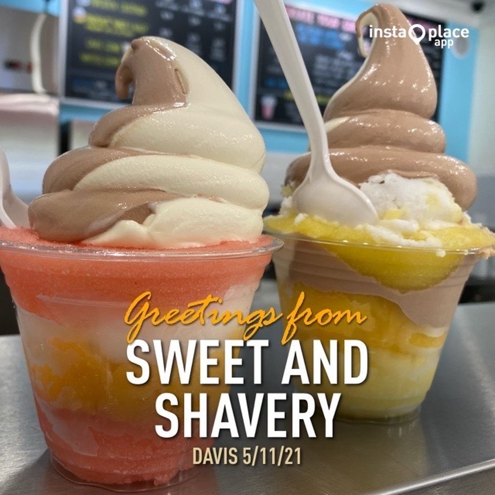 Sweet and Shavery - 05.11.21 Italian ice with custard - Desserts Near Me - Davis, California Sweet and Shavery - 05.11.21 Italian ice with custard - Desserts Near Me - Davis, California