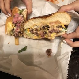 Uncooked burger has now caused person who ate it to vomit profusely.