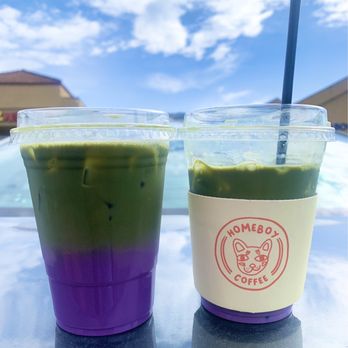 Homeboy Coffee - ube matcha latte - Coffee & Tea Near Me - Artesia, California Homeboy Coffee - ube matcha latte - Coffee & Tea Near Me - Artesia, California