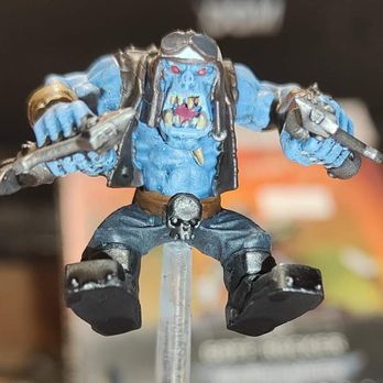 Mirfield Miniatures - Bought an or warbiker set and had to make a Crazy Frog style ork - Hobby Shops Near Me - Mirfield, XWY