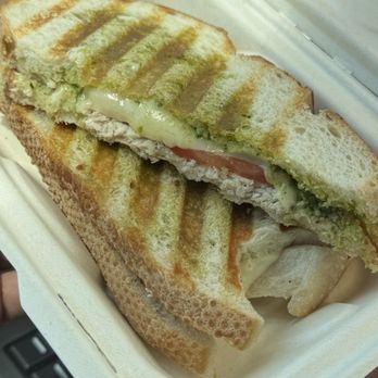 Early Bird Coffee - Chicken Pesto Panini - Coffee & Tea Near Me - Kihei, Hawaii Early Bird Coffee - Chicken Pesto Panini - Coffee & Tea Near Me - Kihei, Hawaii
