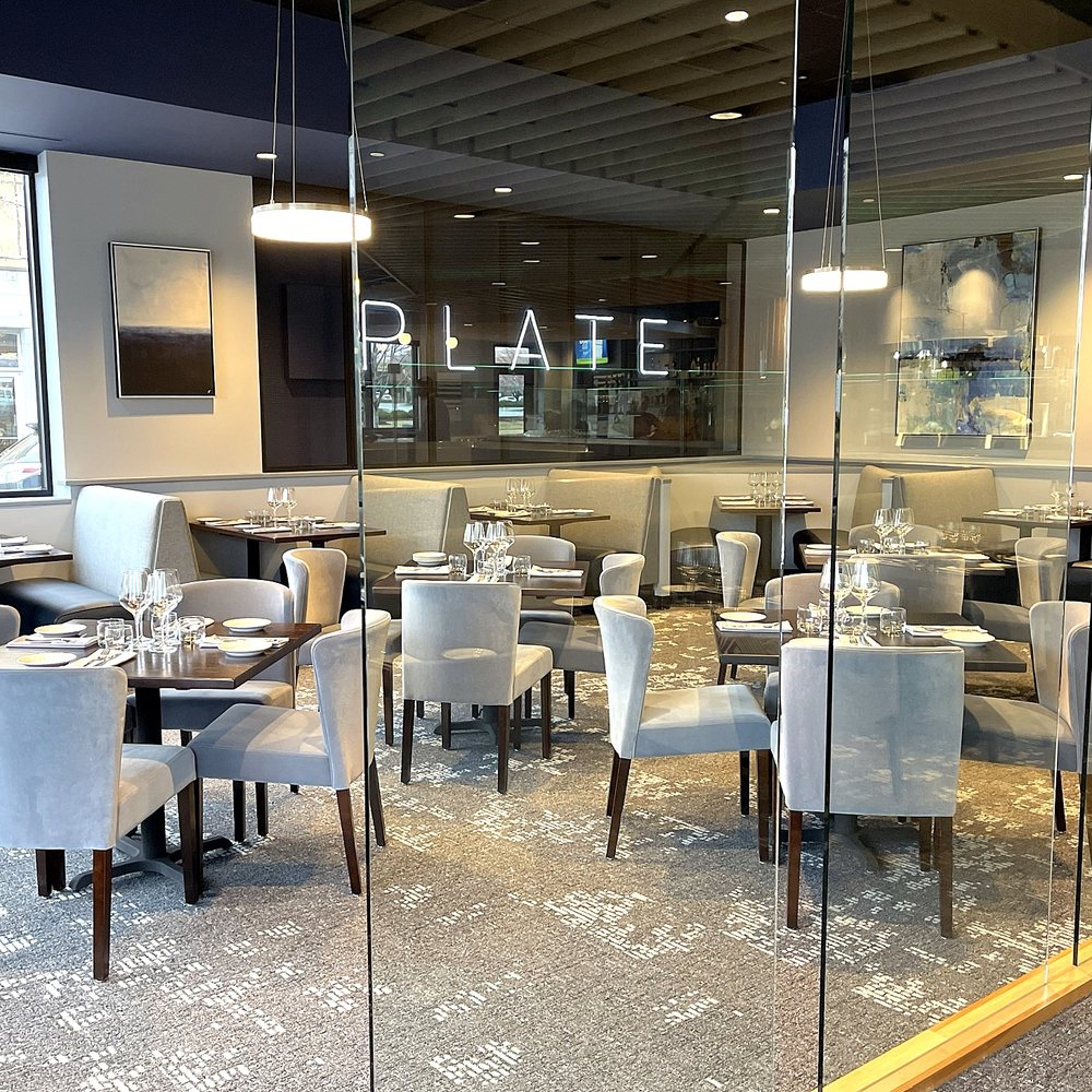 Plate - A Portion of the Dining Area - Italian Near Me - Leawood, Kansas