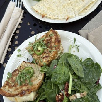 Urth Caffe - Panini el Diablo and quesadilla - Coffee & Tea Near Me - Laguna Beach, California