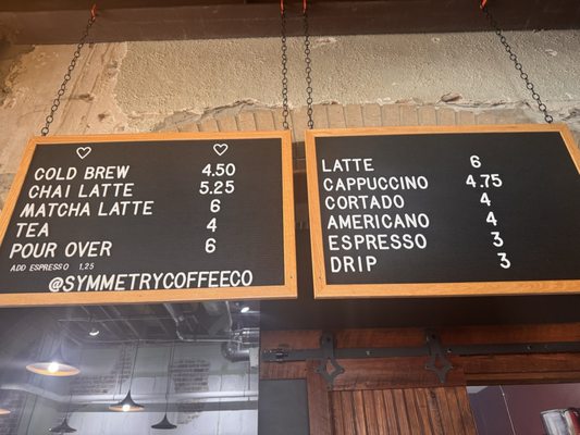 Menu photo 4 Symmetry Coffee Company Ocala, FL
