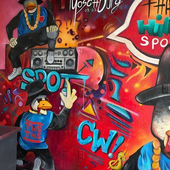 That Wing Spot - Inside wall art - Chicken Wings Near Me - Orlando, Florida That Wing Spot - Inside wall art - Chicken Wings Near Me - Orlando, Florida