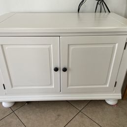 Painted from old wood to white