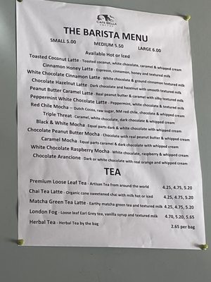 Menu photo 3 Cafe Bella Coffee Rio Rancho, NM