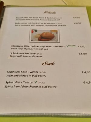 Menu photo 3 Café Hietzing Vienna, 9