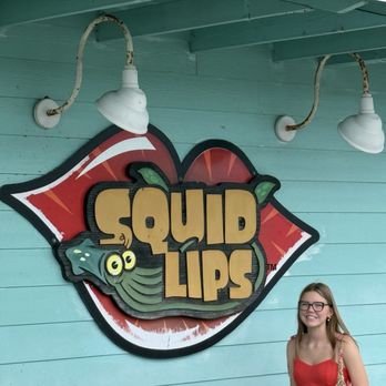 Squid Lips - Sign outside - Seafood Near Me - Melbourne, Florida Squid Lips - Sign outside - Seafood Near Me - Melbourne, Florida