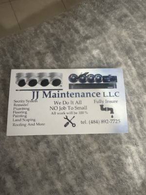 JJ Maintenance Logo
