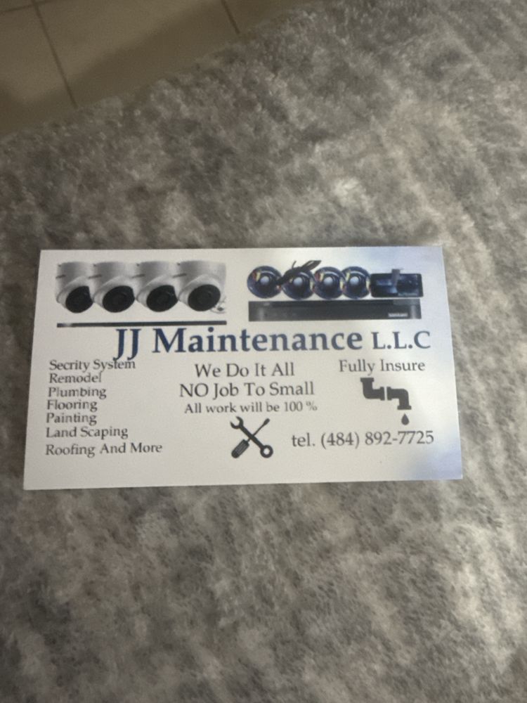 Slide of JJ Maintenance