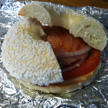 Bridgeway Bagel - Lox on a salt bagel - Bagels Near Me - Sausalito, California Bridgeway Bagel - Lox on a salt bagel - Bagels Near Me - Sausalito, California