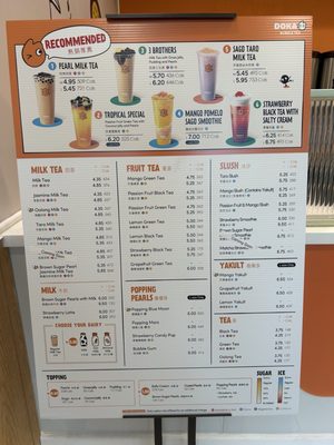 Menu photo 1 Doka Bubble Tea Austin, TX