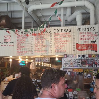The Taco Stand - Menu wasn't too overwhelming and offered great variety of options to choose from! - Mexican Near Me - Miami, Florida