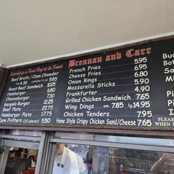 Brennan & Carr - Menu