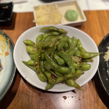 Crazy Rock'N Sushi - SPICY GARLIC EDAMAME - Sushi Bars Near Me - Glendale, California Crazy Rock'N Sushi - SPICY GARLIC EDAMAME - Sushi Bars Near Me - Glendale, California