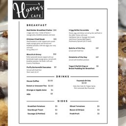 Breakfast Menu