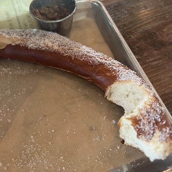 Bungalow Heights - Big Ass Pretzel... last portion - Bars Near Me - Houston, Texas