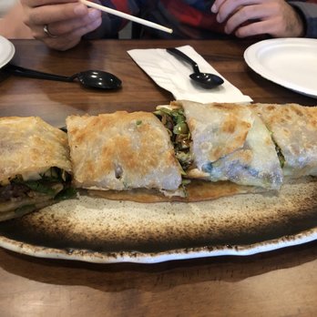 Kungfu Kitchen - Scallion Pancake with beef - Chinese Near Me - Alexandria, Virginia