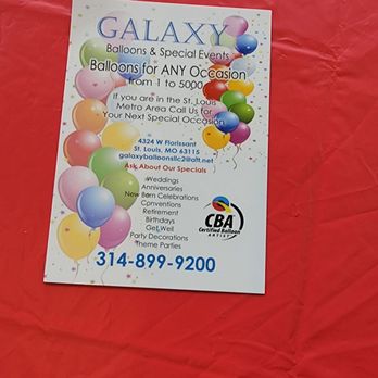 Galaxy balloons - Balloon Services Near Me - St. Louis, Missouri