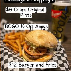 jeffreysrestaurant.online - $12 Burger and fries.