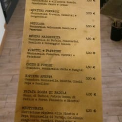 Taverna Austin P'Con - Menù