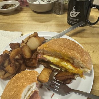 Sweet's Diner - Taylor Ham, Egg and American Yellow Cheese on a Kaiser Roll!! Legit. - Breakfast & Brunch Near Me - Port Charlotte, Florida Sweet's Diner - Taylor Ham, Egg and American Yellow Cheese on a Kaiser Roll!! Legit. - Breakfast & Brunch Near Me - Port Charlotte, Florida