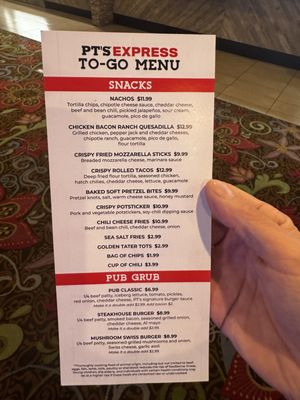 Menu photo 4 PT's Express Las Vegas, NV Menu photo 4 PT's Express Las Vegas, NV