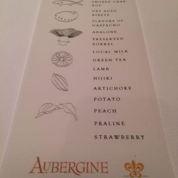 Aubergine - Tasting Menu | $145 pp - New American Near Me - Carmel, California