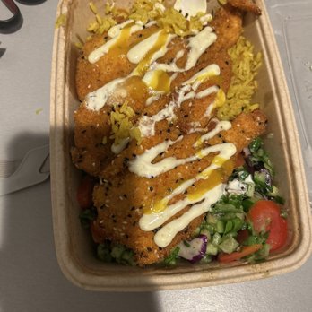 Taboonette - Crispy Chicken Schnitzel Pan - Mediterranean Near Me - New York, New York Taboonette - Crispy Chicken Schnitzel Pan - Mediterranean Near Me - New York, New York