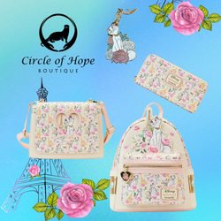Circle of Hope Boutique - Let the Duchess Aristocats Loungefly collection bring Parisian charm to your wardrobe!  #duchess #duchessfan #aristocats #disney
