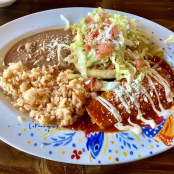 Flor De Jalisco - Sope & enchilada combo - Mexican Near Me - Palm Desert, California Flor De Jalisco - Sope & enchilada combo - Mexican Near Me - Palm Desert, California