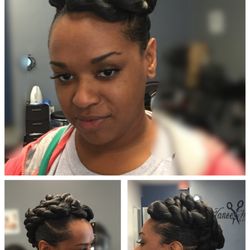 Janee Marie Hair Studio - Wedding updo by Stylist Toya