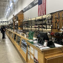 Sportsman's Warehouse - Gun counter. I would say most popular place in the store.  Definitely most busiest