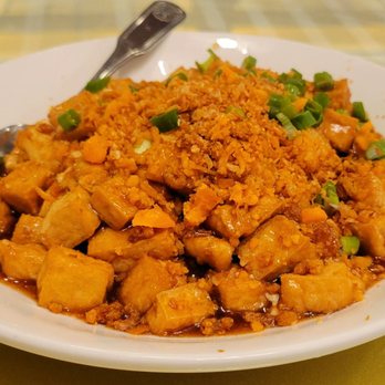 Canton Manor - Tofu with Salted Egg (special dish) - Chinese Near Me - Bayside, New York