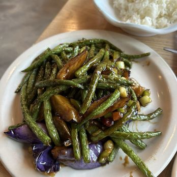 Xiaolong Dumpling - String beans and eggplant - Szechuan Near Me - Houston, Texas