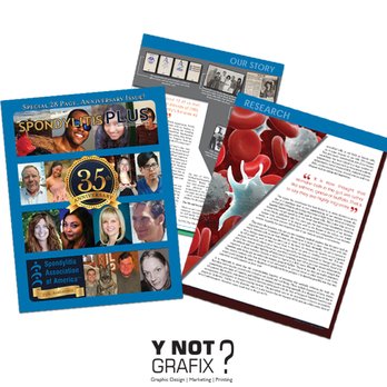 Y Not Grafix - Spondylitis Plus Special Anniversary Issue - Printing Services Near Me - Westlake Village, California Y Not Grafix - Spondylitis Plus Special Anniversary Issue - Printing Services Near Me - Westlake Village, California