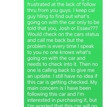 Westshore Mazda - Expressing frustration at lack of responses - Car Dealers Near Me - Tampa, Florida Westshore Mazda - Expressing frustration at lack of responses - Car Dealers Near Me - Tampa, Florida