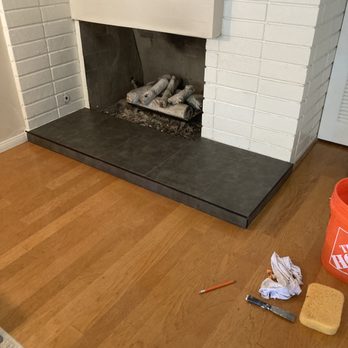 iHandy - Re-tile fireplace hearth-2 - Handyman Near Me - Fullerton, California iHandy - Re-tile fireplace hearth-2 - Handyman Near Me - Fullerton, California