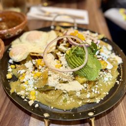 Poblano Chilaquiles Poblano Chilaquiles